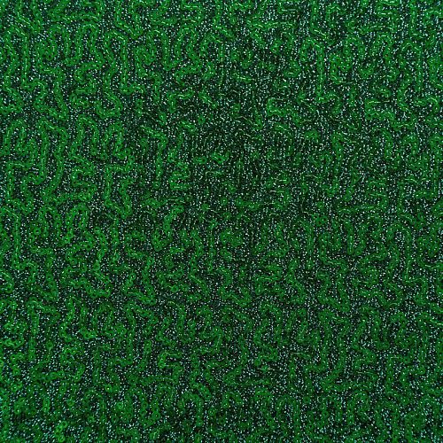 Пайетки на трикотаже 055-09141 зеленый однотонный
